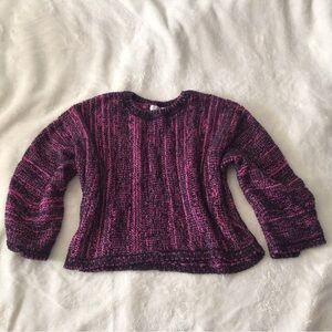 Jack by BB Dakota Women's Black and Pink Sweater
